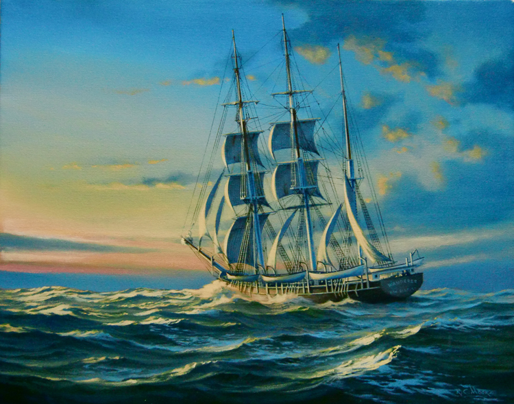 Whaling bark "Wanderer"