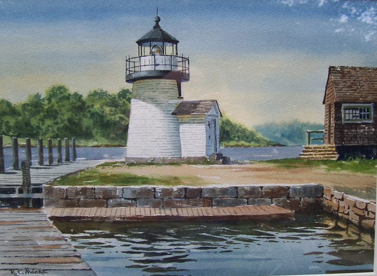 Mystic Seaport Lighhouse, Connecticut